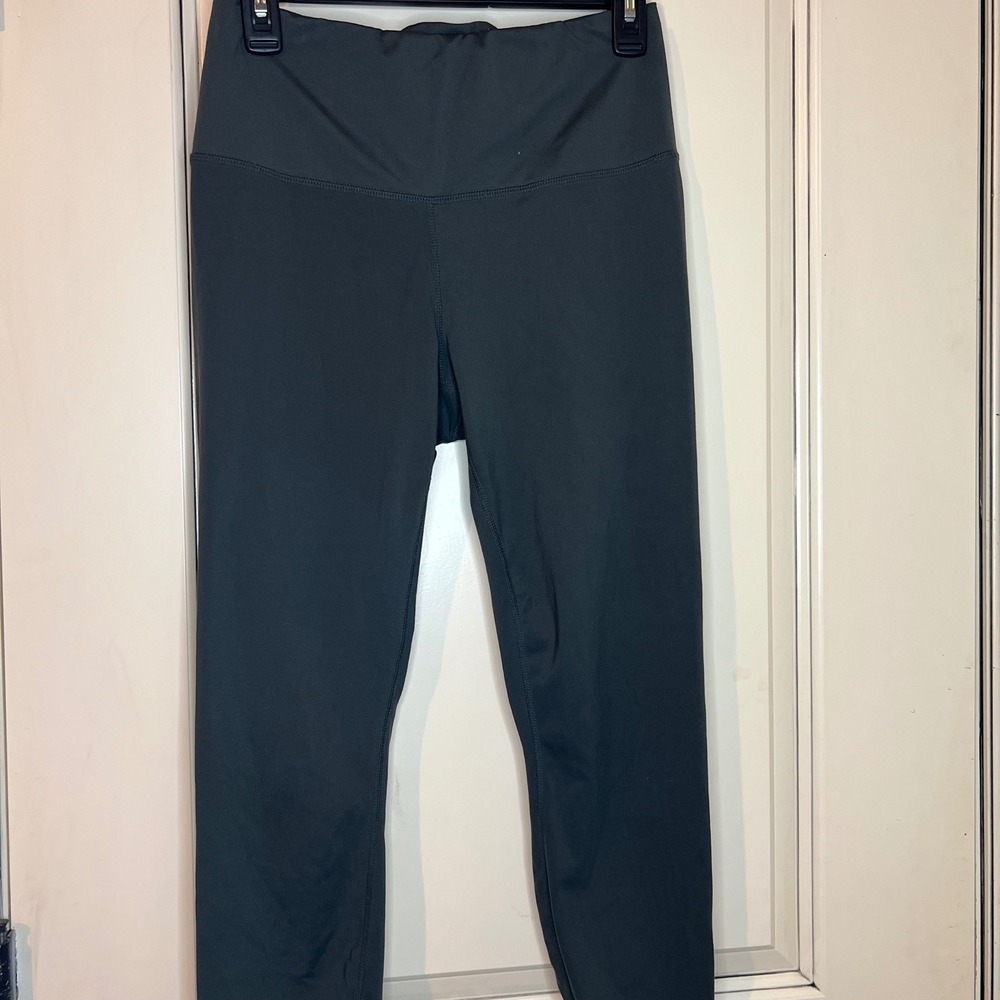 90 Degree by Reflex Womens High Waist Leggings Gray Medium Yoga Pants RN 144527